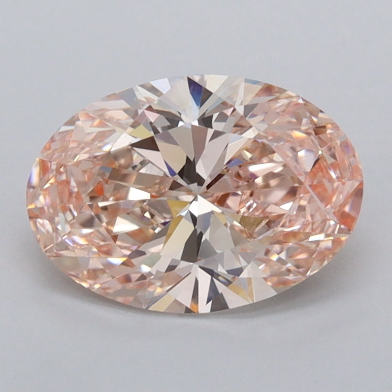 1.49 Carat Oval Shaped, Ideal Cut, VVS2 Clarity, IGI Certified Lab Grown Diamond
