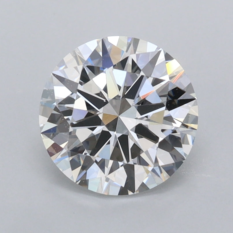 1.50 Carat Round Shaped, Excellent Cut, D Color, VVS2 Clarity, IGI Certified Lab Grown Diamond