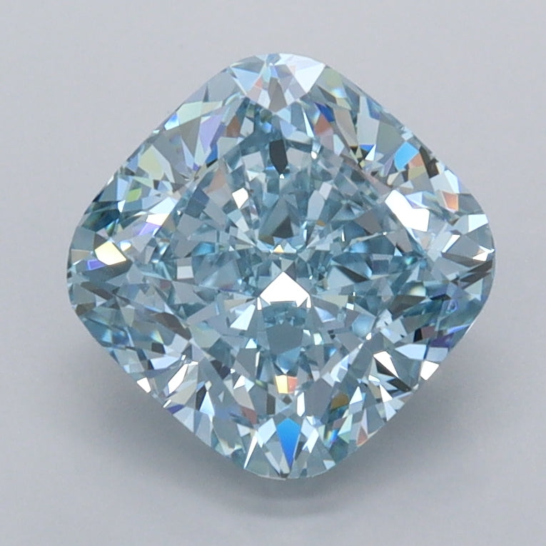 2.02 Carat Cushion Shaped, Ideal Cut, VVS1 Clarity, IGI Certified Lab Grown Diamond