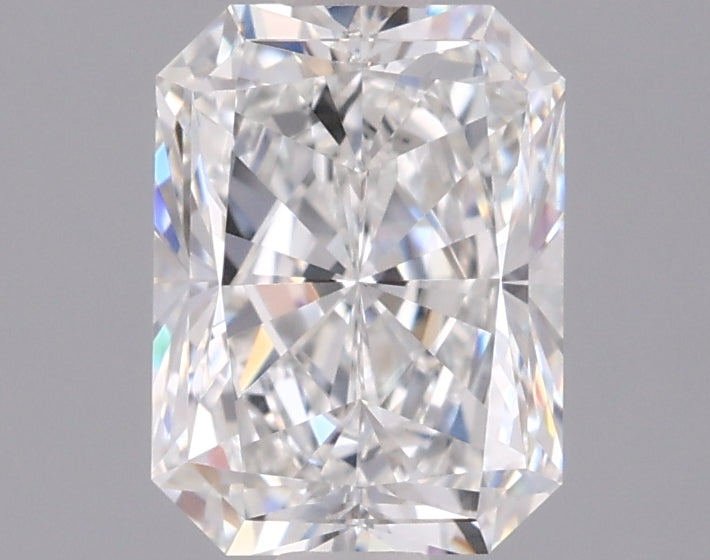 1.51 Carat Radiant Shaped, Excellent Cut, E Color, VVS1 Clarity, IGI Certified Lab Grown Diamond