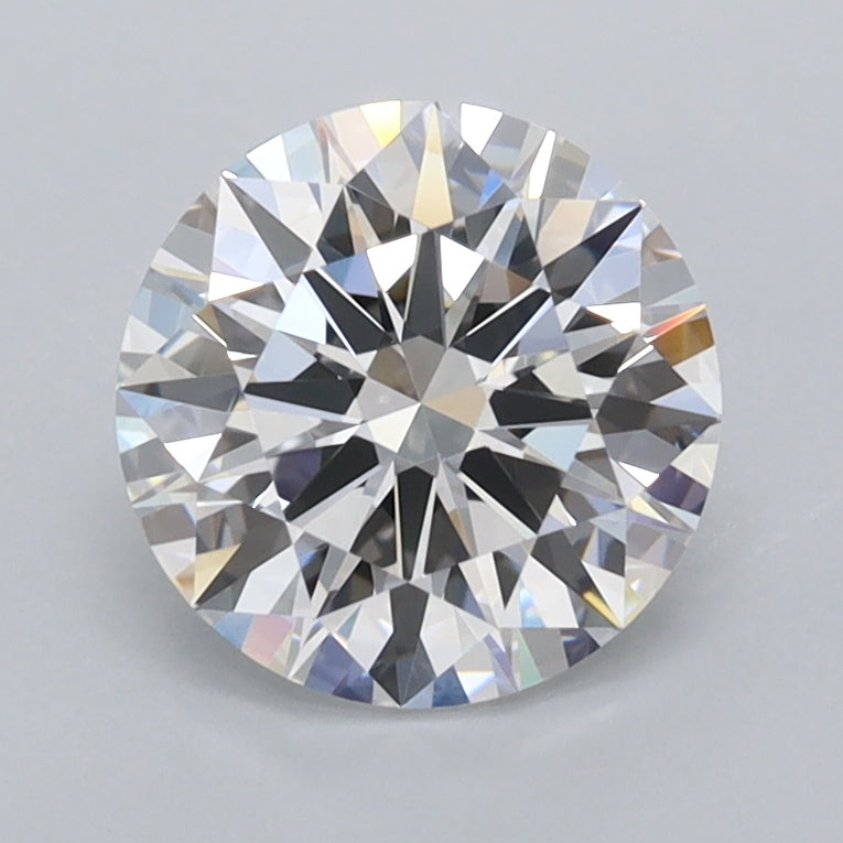 1.23 Carat Round Shaped, Ideal Cut, D Color, FL Clarity, IGI Certified Lab Grown Diamond