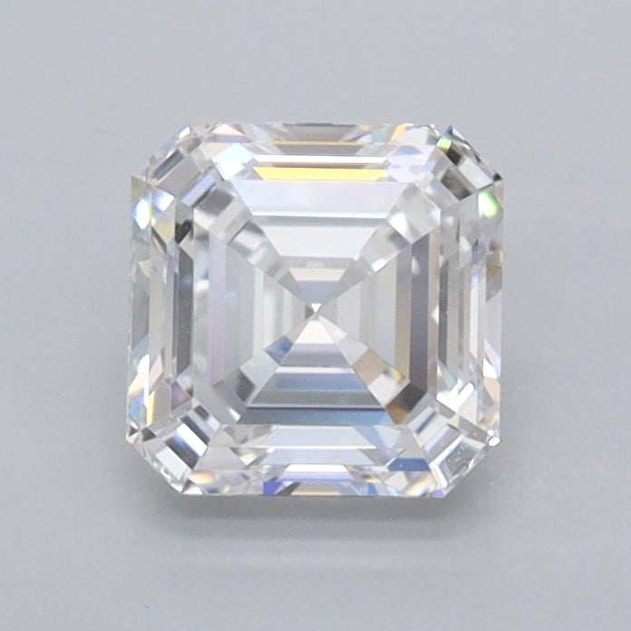 1.01 Carat Asscher Shaped, Ideal Cut, D Color, FL Clarity, IGI Certified Lab Grown Diamond