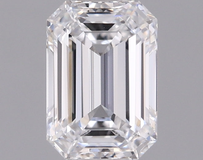 1.05 Carat Emerald Shaped, Ideal Cut, D Color, VVS1 Clarity, IGI Certified Lab Grown Diamond