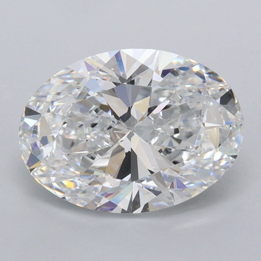 2.28 Carat Oval Shaped, Ideal Cut, D Color, VVS1 Clarity, IGI Certified Lab Grown Diamond