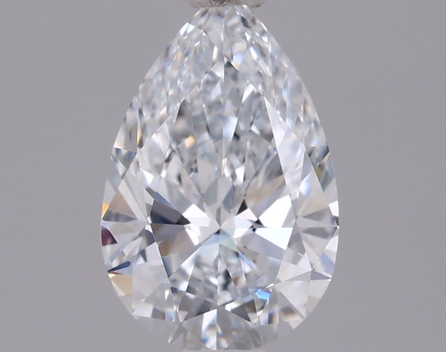 0.95 Carat Pear Shaped, Ideal Cut, F Color, VVS1 Clarity, IGI Certified Lab Grown Diamond