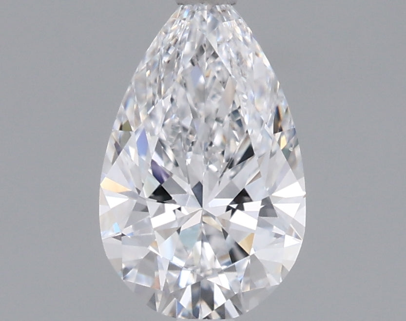 0.91 Carat Pear Shaped, Ideal Cut, D Color, VVS1 Clarity, IGI Certified Lab Grown Diamond