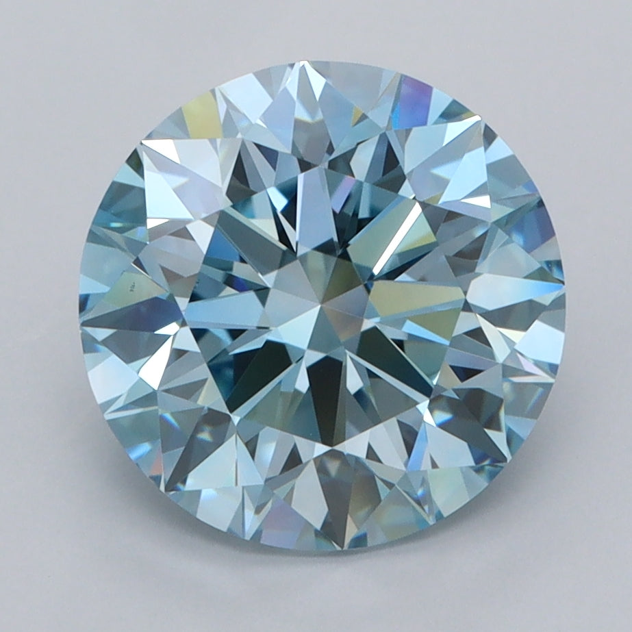 3.50 Carat Round Shaped, Excellent Cut, VS1 Clarity, IGI Certified Lab Grown Diamond