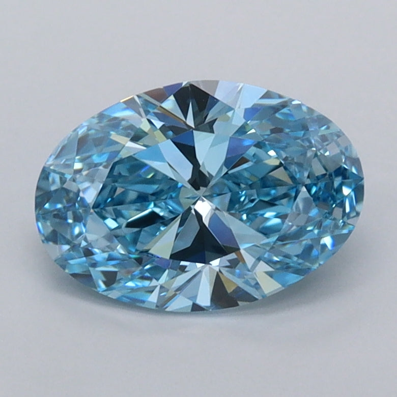 1.25 Carat Oval Shaped, Ideal Cut, VVS2 Clarity, IGI Certified Lab Grown Diamond