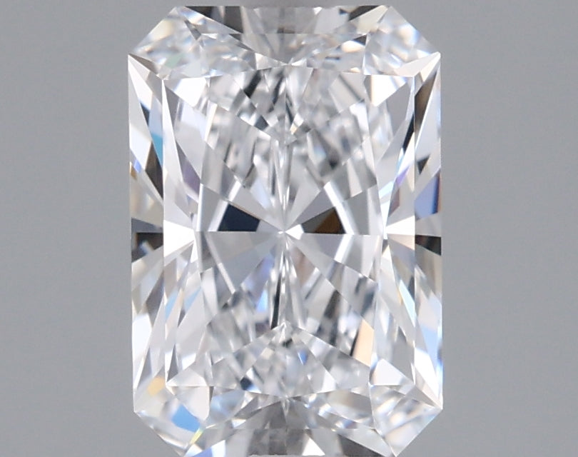 1.56 Carat Radiant Shaped, Ideal Cut, D Color, VVS1 Clarity, IGI Certified Lab Grown Diamond