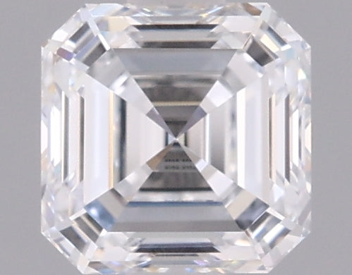 1.01 Carat Asscher Shaped, Excellent Cut, D Color, VVS1 Clarity, IGI Certified Lab Grown Diamond