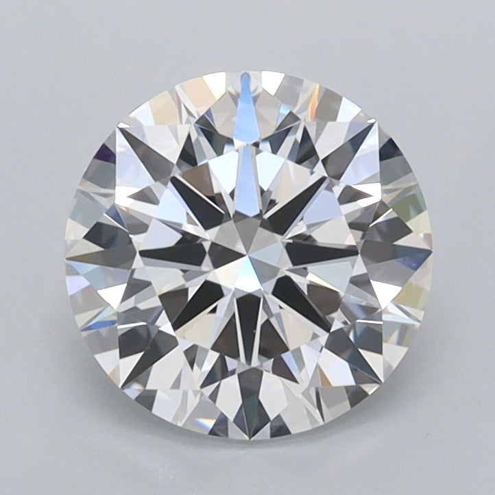 1.42 Carat Round Shaped, Ideal Cut, D Color, VVS2 Clarity, IGI Certified Lab Grown Diamond