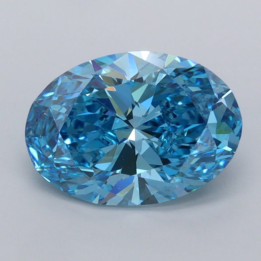 2.00 Carat Oval Shaped, Ideal Cut, VVS1 Clarity, IGI Certified Lab Grown Diamond