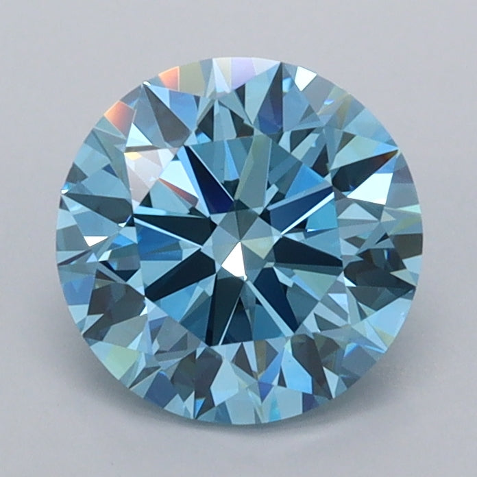 1.48 Carat Round Shaped, Ideal Cut, VVS2 Clarity, IGI Certified Lab Grown Diamond