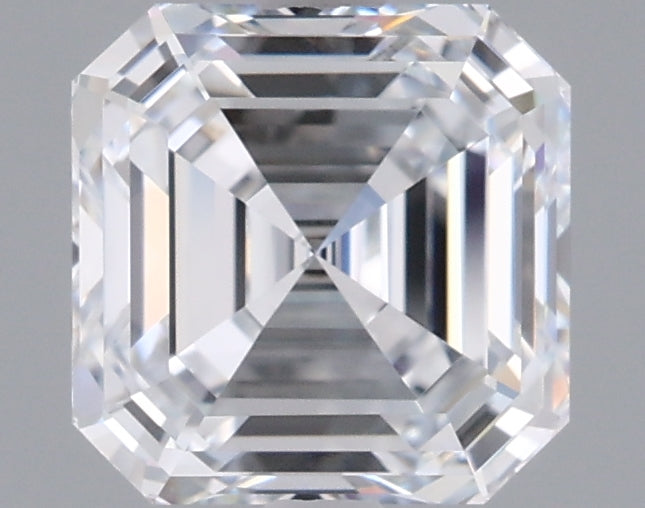 1.55 Carat Asscher Shaped, Ideal Cut, E Color, VVS1 Clarity, IGI Certified Lab Grown Diamond