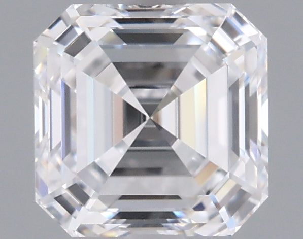 1.30 Carat Asscher Shaped, Ideal Cut, D Color, VVS1 Clarity, IGI Certified Lab Grown Diamond