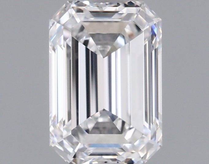 1.06 Carat Emerald Shaped, Ideal Cut, D Color, VVS1 Clarity, IGI Certified Lab Grown Diamond
