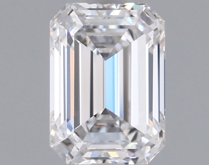 1.06 Carat Emerald Shaped, Ideal Cut, D Color, VVS1 Clarity, IGI Certified Lab Grown Diamond