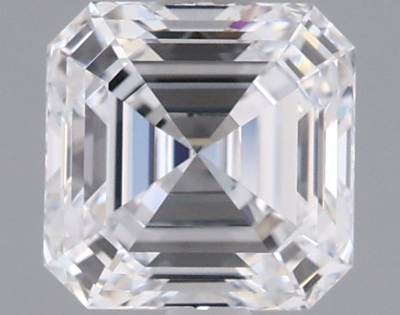 1.07 Carat Asscher Shaped, Ideal Cut, D Color, VVS1 Clarity, IGI Certified Lab Grown Diamond