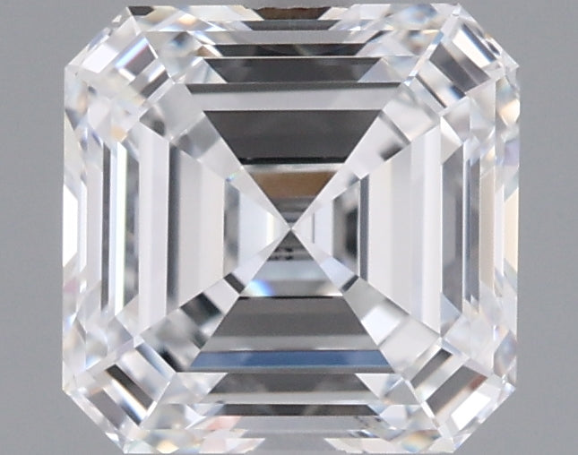 1.56 Carat Asscher Shaped, Ideal Cut, D Color, VVS1 Clarity, IGI Certified Lab Grown Diamond