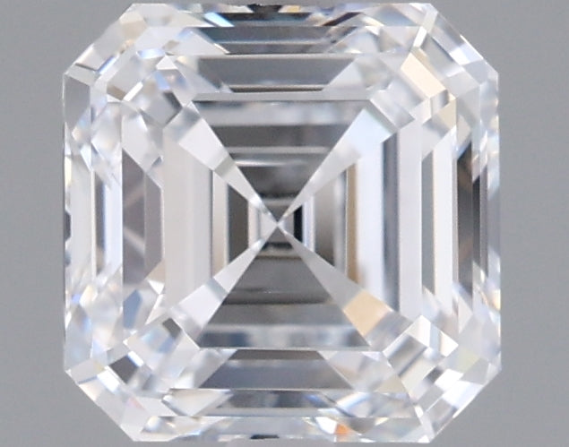 1.54 Carat Asscher Shaped, Ideal Cut, D Color, VVS1 Clarity, IGI Certified Lab Grown Diamond