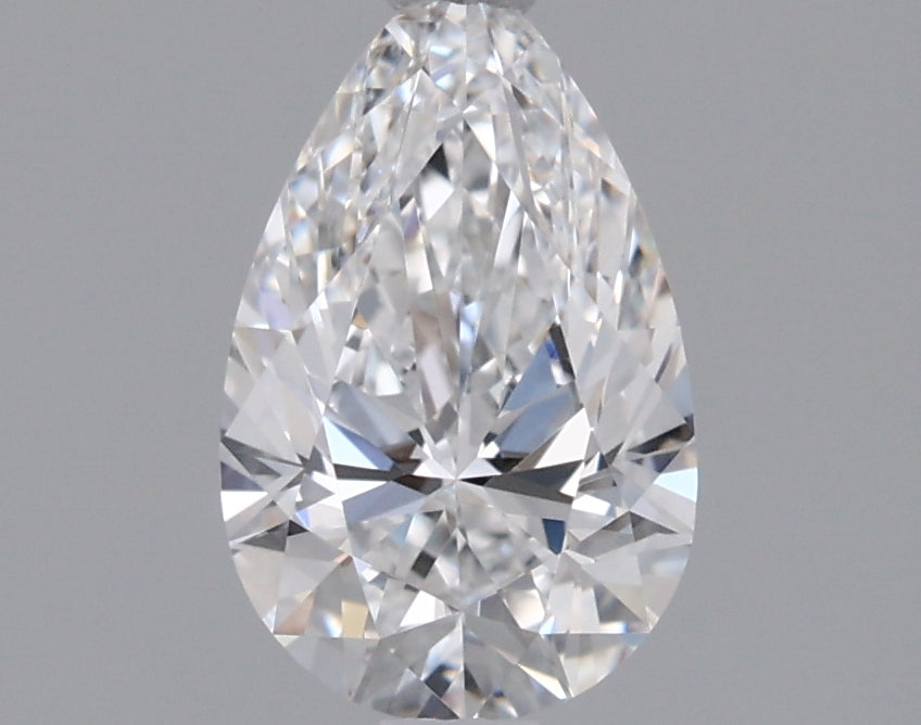 0.97 Carat Pear Shaped, Ideal Cut, D Color, VVS1 Clarity, IGI Certified Lab Grown Diamond