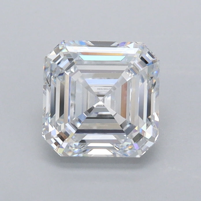 0.95 Carat Asscher Shaped, Ideal Cut, F Color, VVS2 Clarity, IGI Certified Lab Grown Diamond