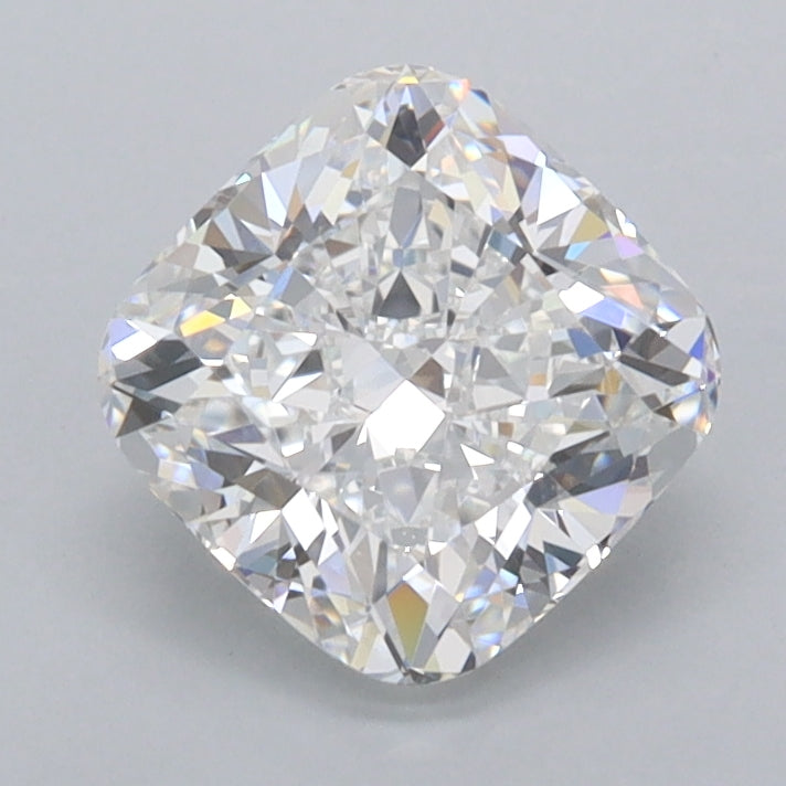 1.55 Carat Cushion Shaped, Ideal Cut, E Color, FL Clarity, IGI Certified Lab Grown Diamond