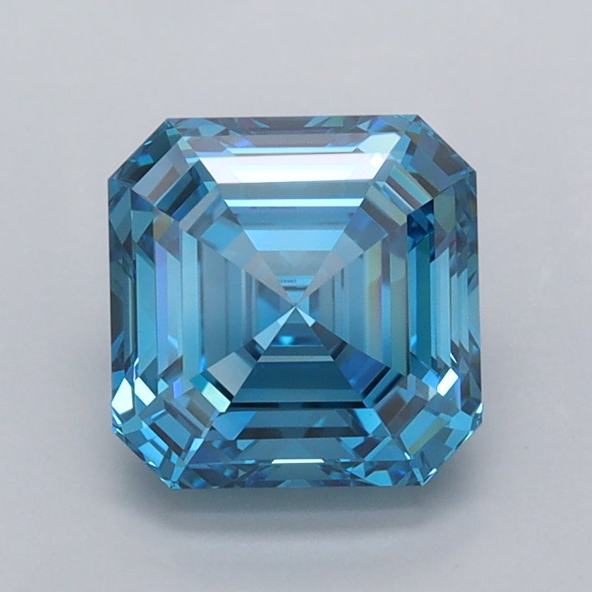 2.07 Carat Asscher Shaped, Ideal Cut, VVS2 Clarity, IGI Certified Lab Grown Diamond