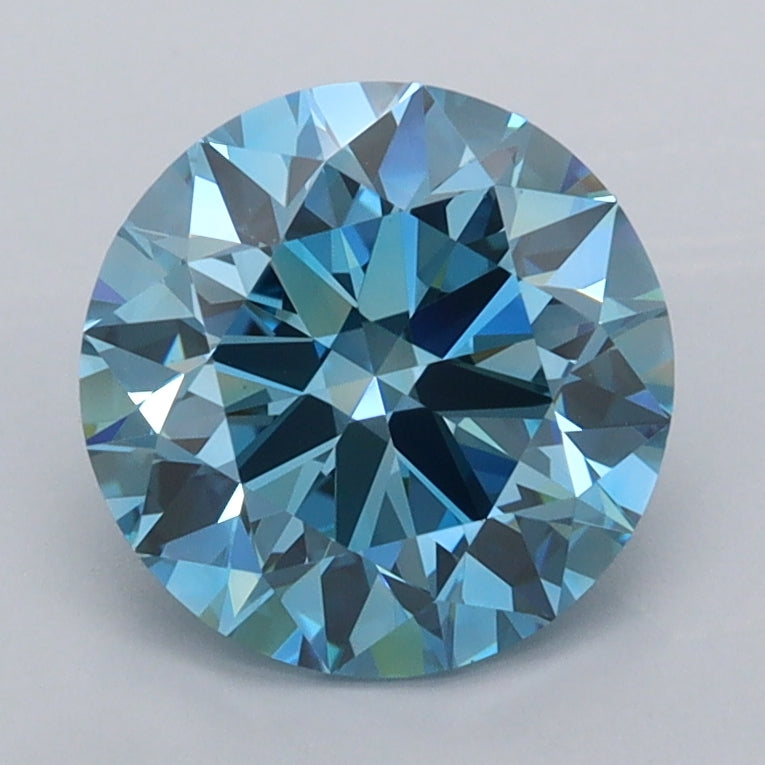 1.96 Carat Round Shaped, Ideal Cut, VVS1 Clarity, IGI Certified Lab Grown Diamond