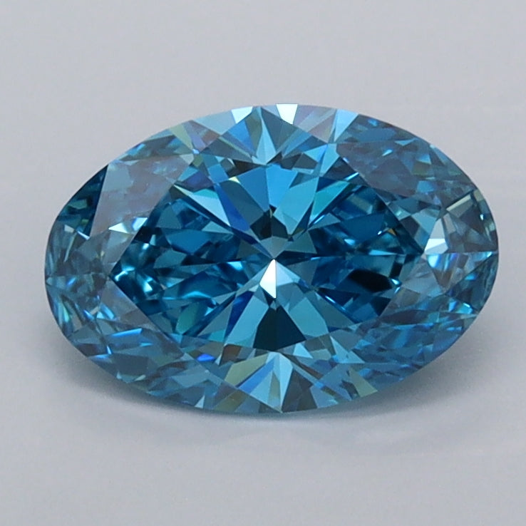 1.12 Carat Oval Shaped, Ideal Cut, VVS2 Clarity, IGI Certified Lab Grown Diamond