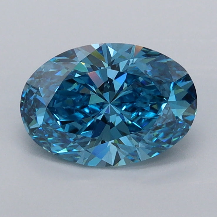 1.05 Carat Oval Shaped, Ideal Cut, VVS1 Clarity, IGI Certified Lab Grown Diamond