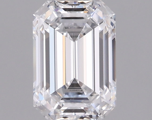 1.08 Carat Emerald Shaped, Ideal Cut, D Color, VVS1 Clarity, IGI Certified Lab Grown Diamond