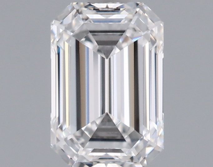1.04 Carat Emerald Shaped, Ideal Cut, D Color, VVS1 Clarity, IGI Certified Lab Grown Diamond