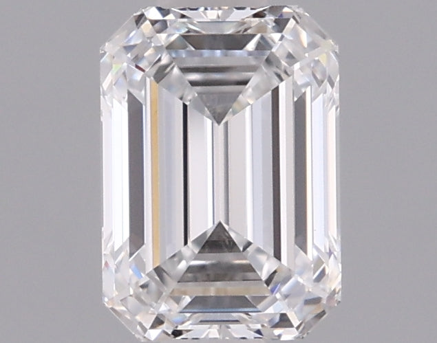 1.06 Carat Emerald Shaped, Ideal Cut, D Color, VVS1 Clarity, IGI Certified Lab Grown Diamond