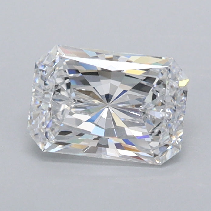 0.84 Carat Radiant Shaped, Excellent Cut, D Color, VVS1 Clarity, IGI Certified Lab Grown Diamond