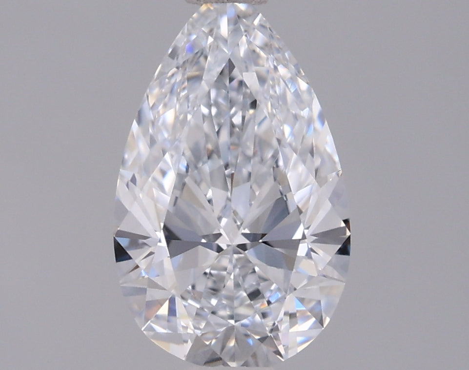 0.95 Carat Pear Shaped, Ideal Cut, E Color, VVS1 Clarity, IGI Certified Lab Grown Diamond