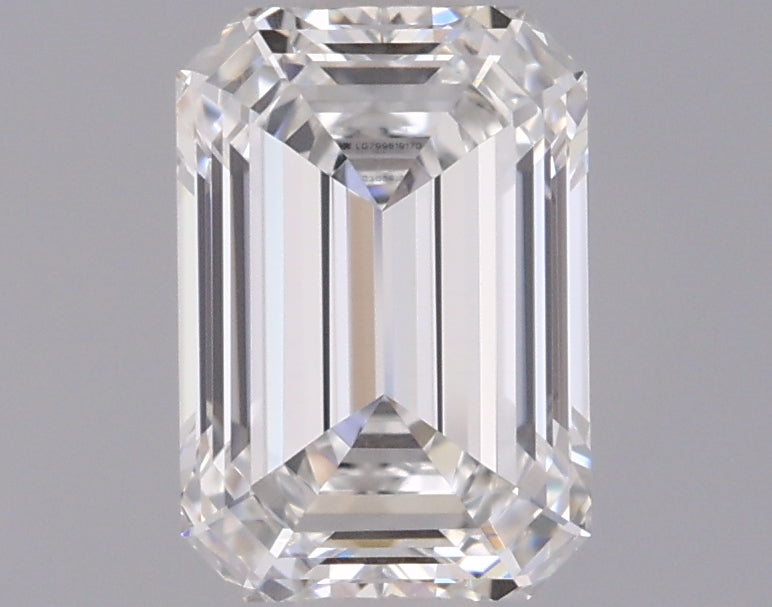0.94 Carat Emerald Shaped, Ideal Cut, E Color, VS1 Clarity, IGI Certified Lab Grown Diamond