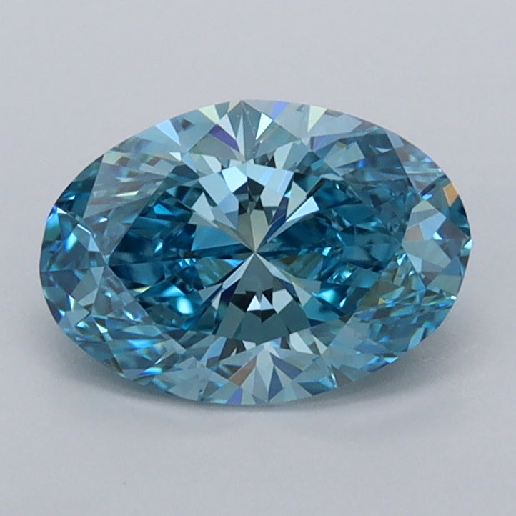 1.07 Carat Oval Shaped, Ideal Cut, VVS2 Clarity, IGI Certified Lab Grown Diamond