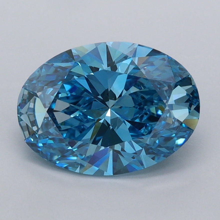 2.02 Carat Oval Shaped, Ideal Cut, VVS1 Clarity, IGI Certified Lab Grown Diamond