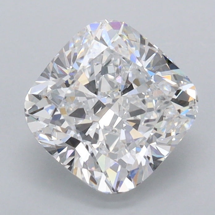 1.68 Carat Cushion Shaped, Ideal Cut, D Color, VVS1 Clarity, IGI Certified Lab Grown Diamond