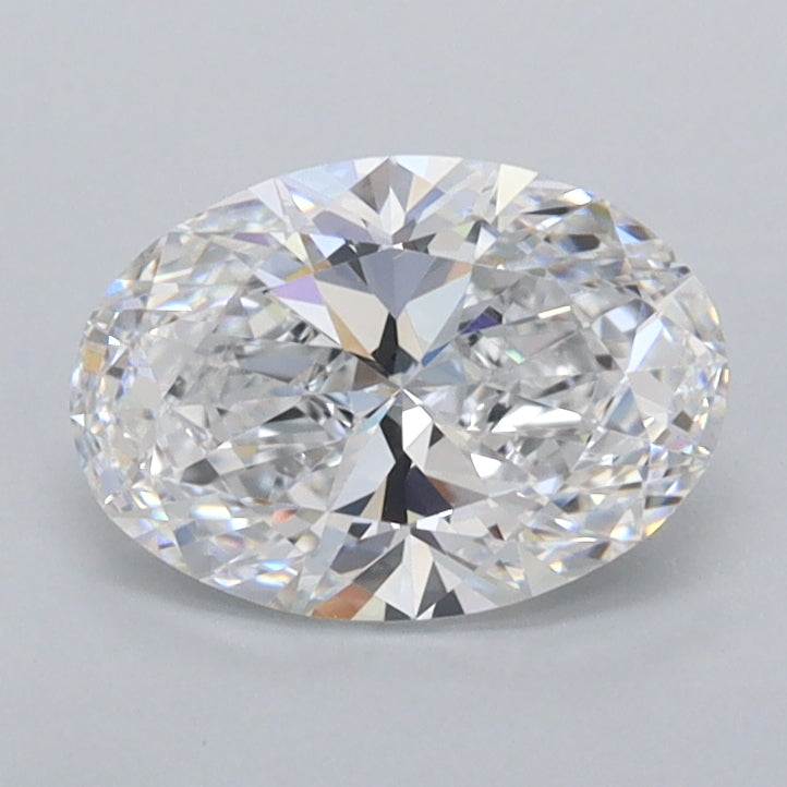 1.07 Carat Oval Shaped, Ideal Cut, D Color, VVS1 Clarity, IGI Certified Lab Grown Diamond