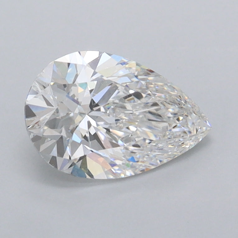 1.01 Carat Pear Shaped, Excellent Cut, D Color, VVS1 Clarity, IGI Certified Lab Grown Diamond