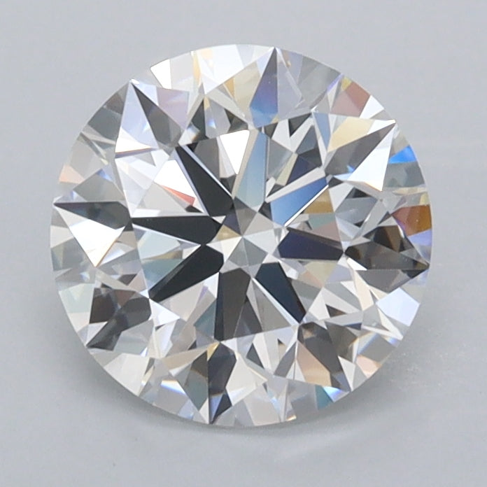1.53 Carat Round Shaped, Ideal Cut, D Color, VVS2 Clarity, IGI Certified Lab Grown Diamond