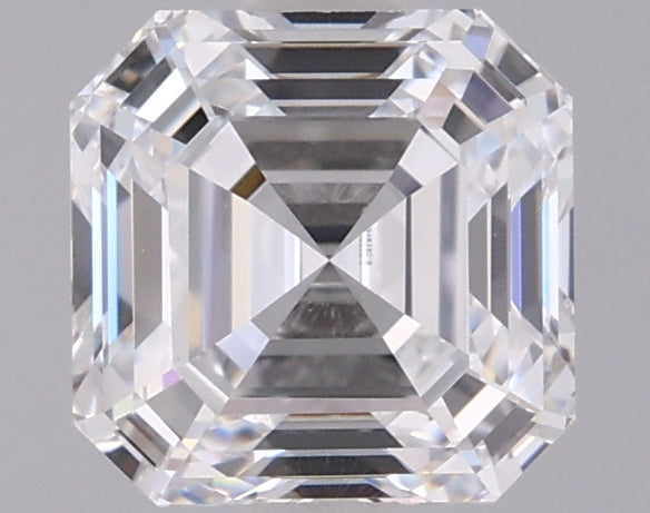 1.54 Carat Asscher Shaped, Ideal Cut, D Color, VVS1 Clarity, IGI Certified Lab Grown Diamond