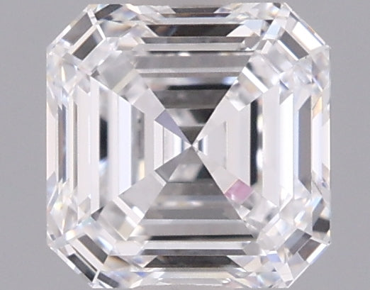 1.07 Carat Asscher Shaped, Ideal Cut, D Color, VVS1 Clarity, IGI Certified Lab Grown Diamond