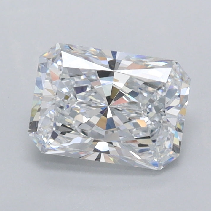 1.02 Carat Radiant Shaped, Excellent Cut, D Color, FL Clarity, IGI Certified Lab Grown Diamond