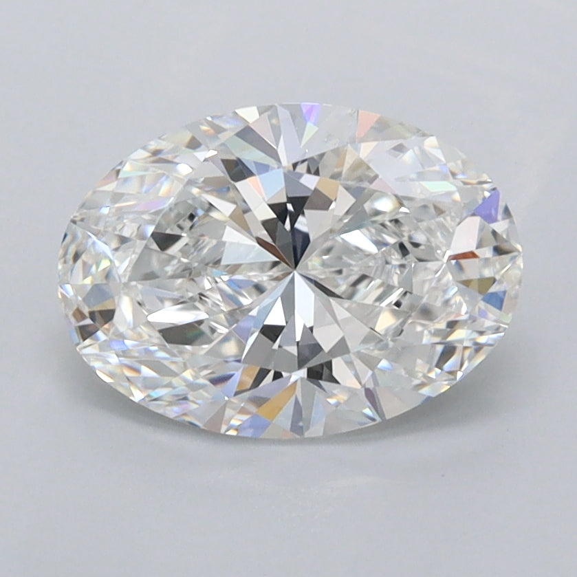 1.55 Carat Oval Shaped, Ideal Cut, E Color, FL Clarity, IGI Certified Lab Grown Diamond