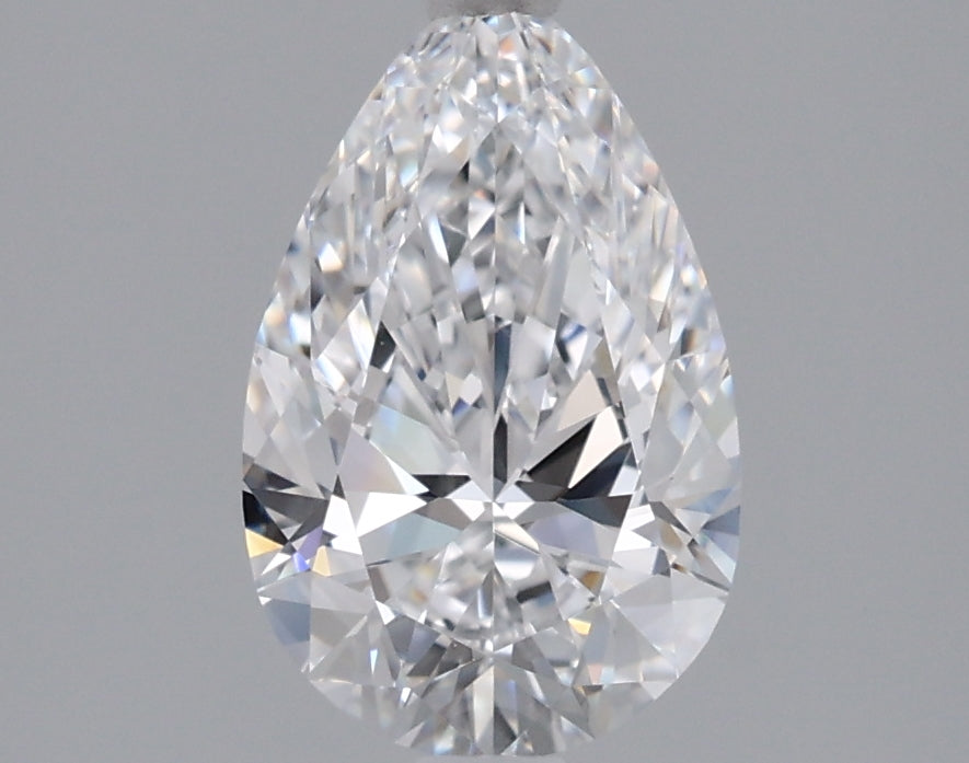 1.42 Carat Pear Shaped, Ideal Cut, D Color, VVS1 Clarity, IGI Certified Lab Grown Diamond