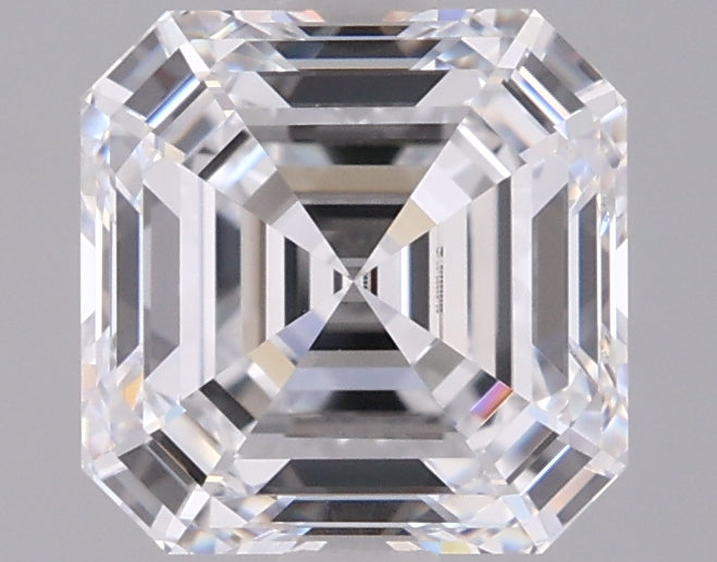 2.06 Carat Asscher Shaped, Ideal Cut, D Color, VVS1 Clarity, IGI Certified Lab Grown Diamond