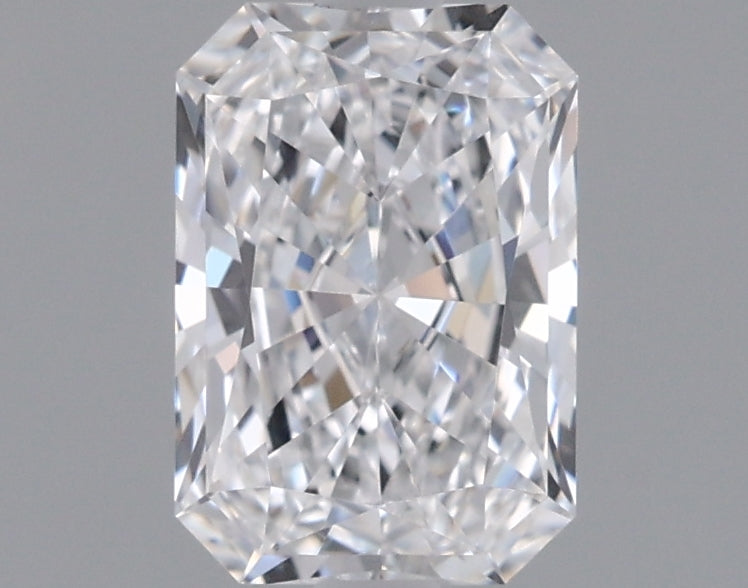 0.92 Carat Radiant Shaped, Ideal Cut, D Color, VVS1 Clarity, IGI Certified Lab Grown Diamond